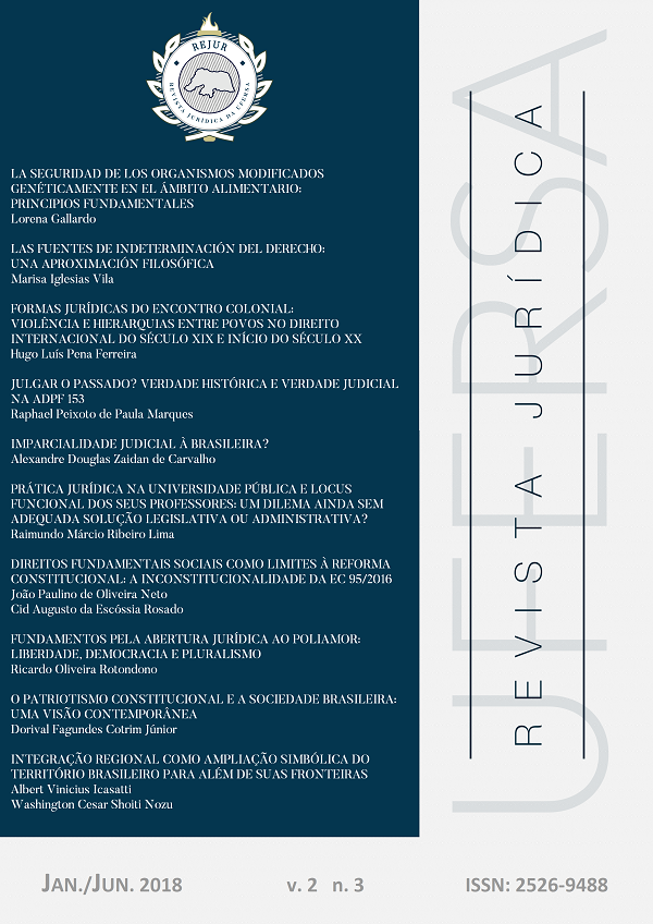 					Visualizar v. 2 n. 3 (2018): Revista Jurídica da UFERSA
				