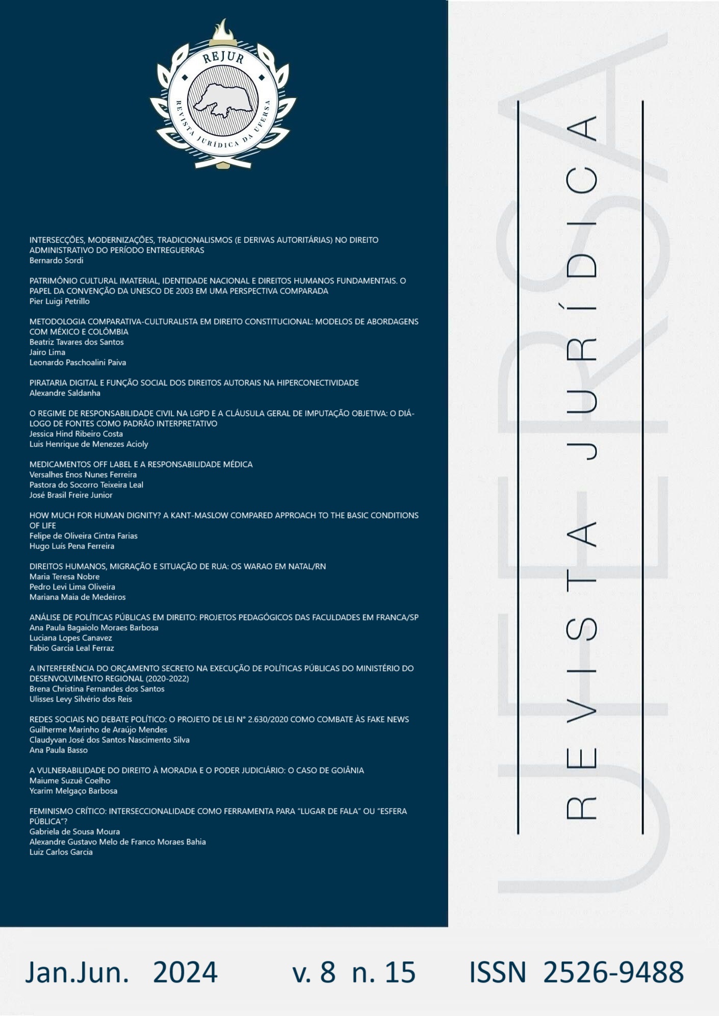 					Visualizza V. 8 N. 15 (2024): Revista Jurídica da UFERSA
				